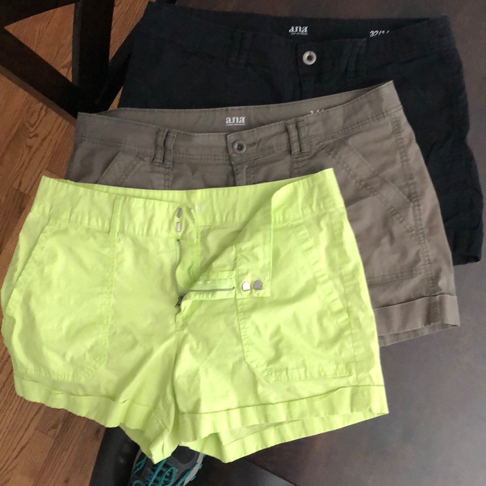 3 pairs of A.N.A  women’s shorts